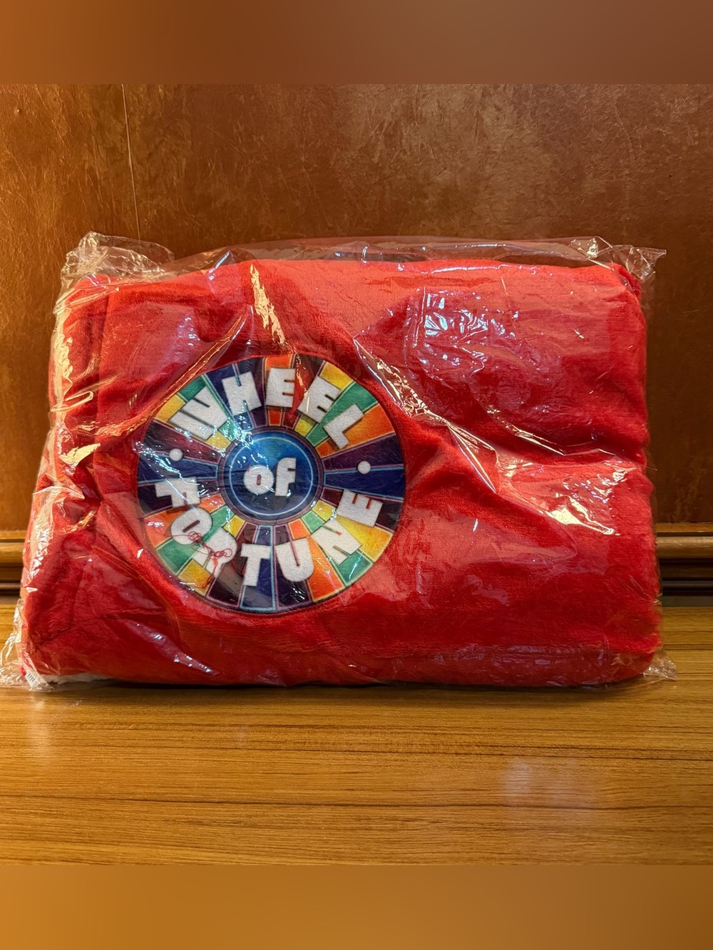 NEW Wheel Of Fortune Blanket Red Microsherpa Throw Fleece Game Show Logo Sealed